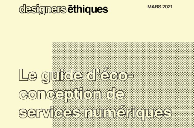 ecoconception services numeriques design ethique