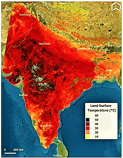 vague de chaleur 2022 Inde Pakistan Bangladesh