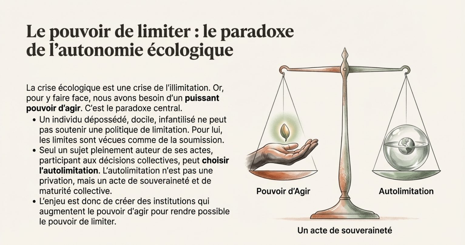paradoxe autonomie écologique