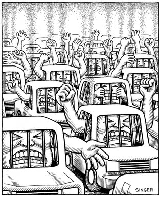 voitures prison caricature bagnole