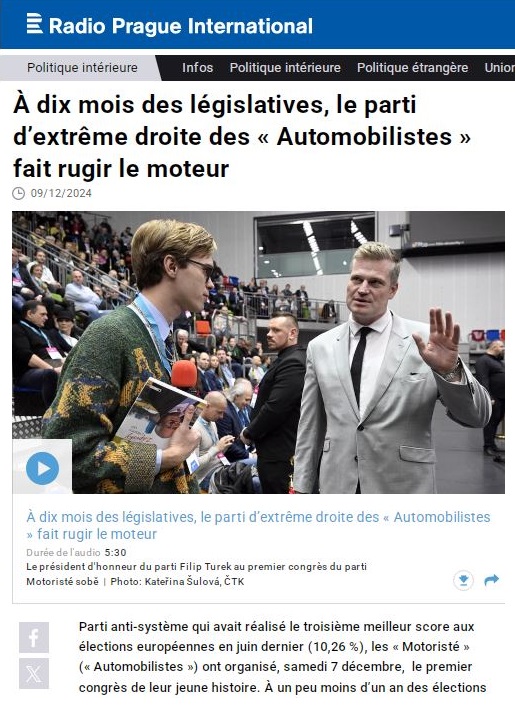 extrême-droite tchèque automobilisme